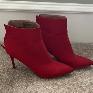 Steve Madden Red Booties